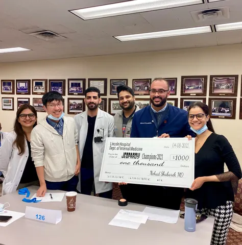 THE CHAMPION: TEAM 126 (Amna Khalid, Wentao Hong, Anas Abukhader, Muzamil Jawed, Tarek Ahmed, Sara Tavarez)