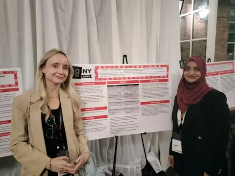 Dr. Bettina Sinanova and Saher Shiza @ PAGNY Research Day
