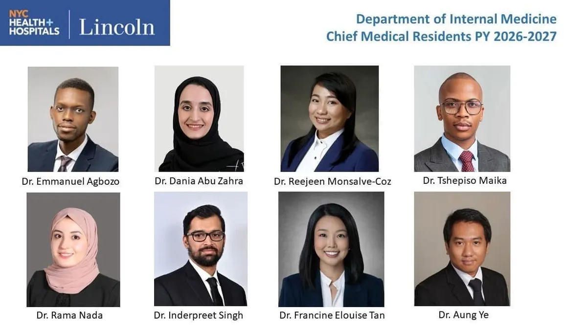 Chief residents 2026