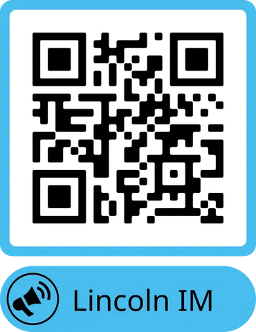 QR code for Lincoln Medicine social media accounts